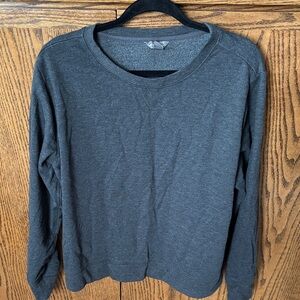 Eddie Bauer Charcoal Long Sleeve Top